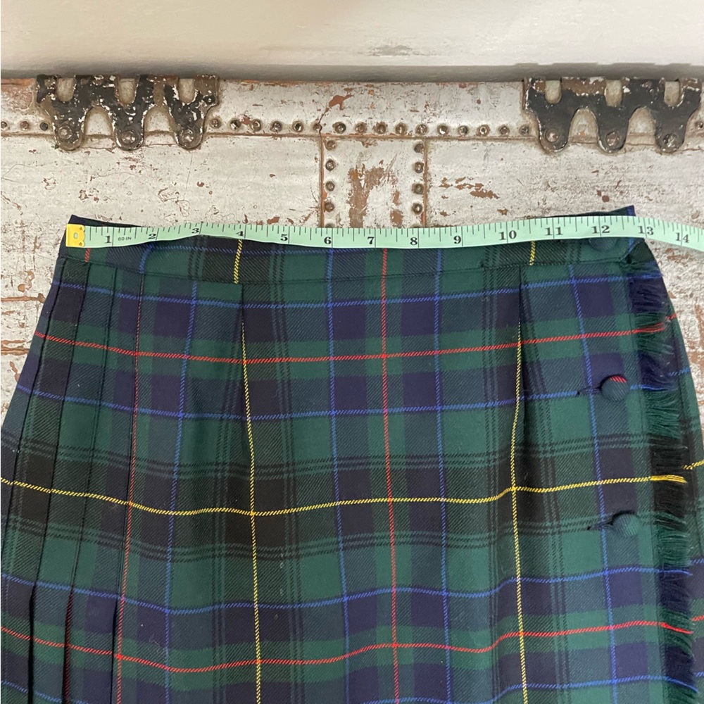 ALJean Plaid Midi Pleated Skirt - Picture 7 of 16